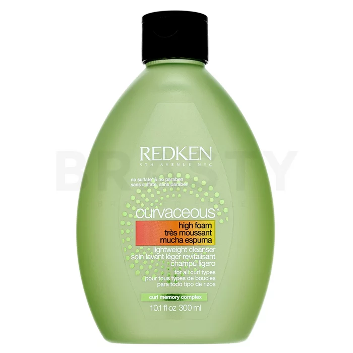 Redken Curvaceous High Foam Lightweight Cleanser šampon brez sulfatov za kodraste in skodrane lase 300 ml