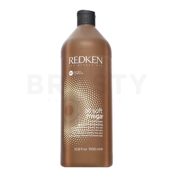 Redken All Soft Mega Conditioner подхранващ балсам за груба и суха коса 1000 ml