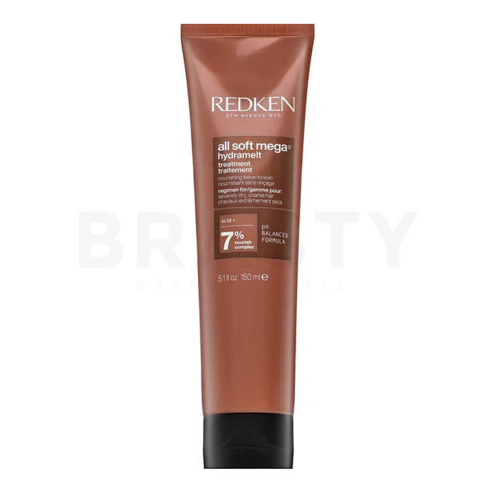 Redken All Soft Mega Hydramelt Treatment Leave-in грижа без изплакване за гладкост и блясък на косата 150 ml