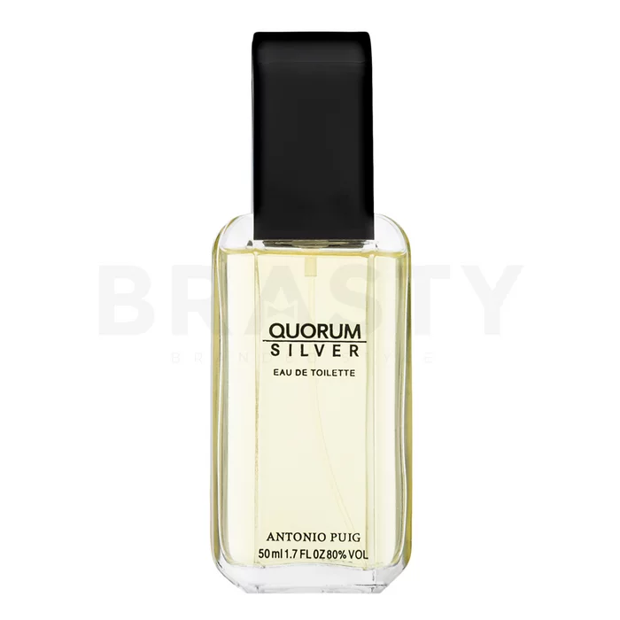 Antonio Puig Quorum Silver Eau de Toilette bărbați 50 ml