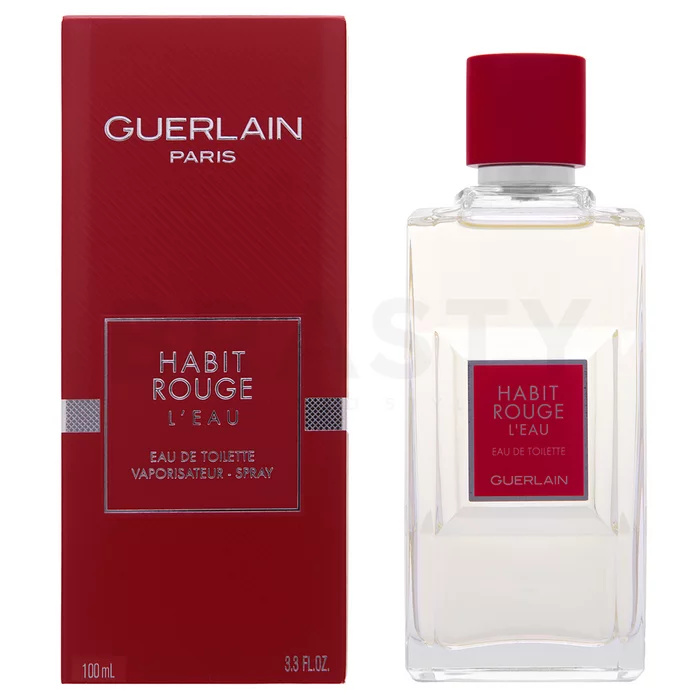 Guerlain Habit Rouge L'Eau Eau de Toilette férfiaknak 100 ml