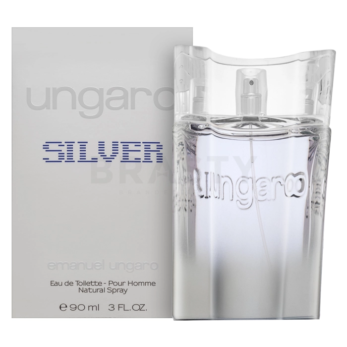 Emanuel Ungaro Ungaro Silver Eau de Toilette bărbați 90 ml