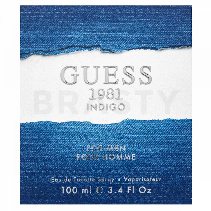 Guess 1981 Indigo For Men Eau de Toilette da uomo 100 ml