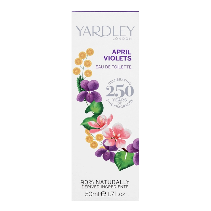 Yardley April Violets Contemporary Edition Toaletna voda za ženske 50 ml
