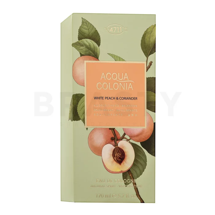 4711 Acqua Colonia White Peach & Coriander eau de cologne unisex 170 ml