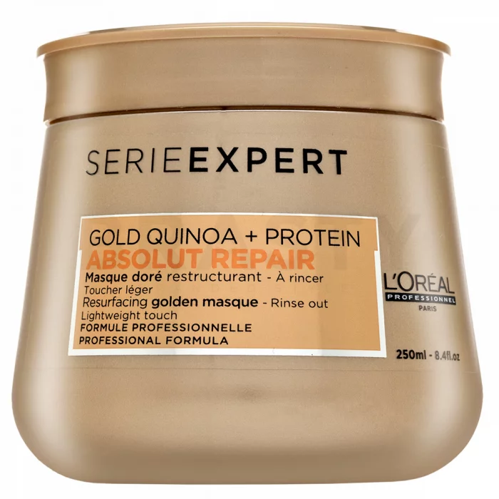 L´Oréal Professionnel Série Expert Absolut Repair Gold Quinoa + Protein Golden Masque Маска за много повредена коса 250 ml
