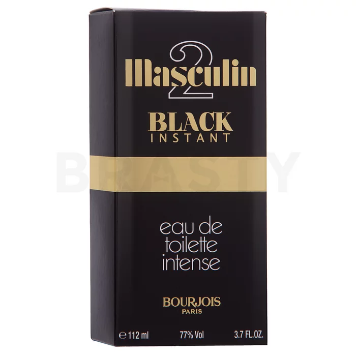 Bourjois Masculin 2 Black Instant Eau de Toilette bărbați 112 ml