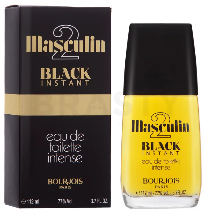 Bourjois Masculin 2 Black Instant Eau de Toilette bărbați 112 ml