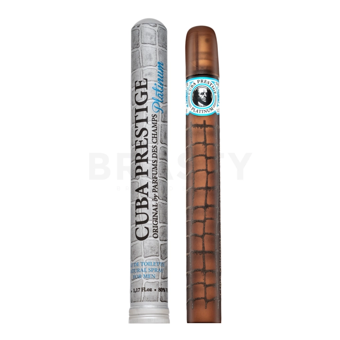 Cuba Prestige Platinum Eau de Toilette férfiaknak 35 ml