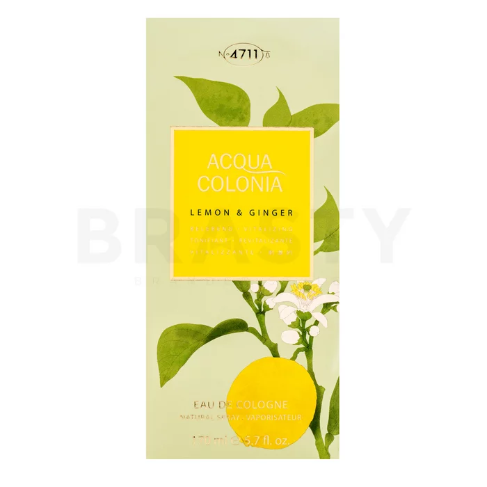 4711 Acqua Colonia Lemon & Ginger Eau de Cologne uniszex 170 ml