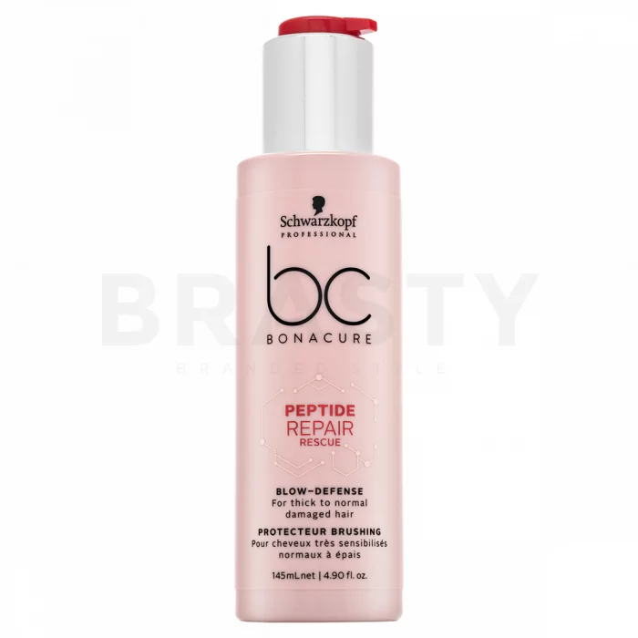 Schwarzkopf Professional BC Bonacure Peptide Repair Rescue Blow Defence posilňujúci krém pre tepelnú úpravu vlasov 145 ml