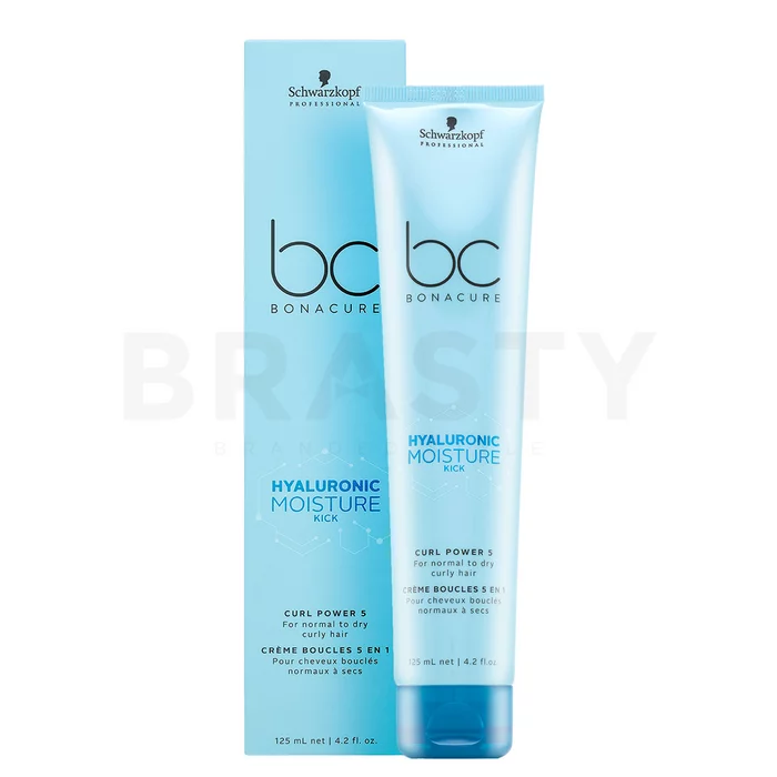 Schwarzkopf Professional BC Bonacure Hyaluronic Moisture Kick Curl Power 5 îngrijire fără clătire î pentru păr ondulat si cret 125 ml