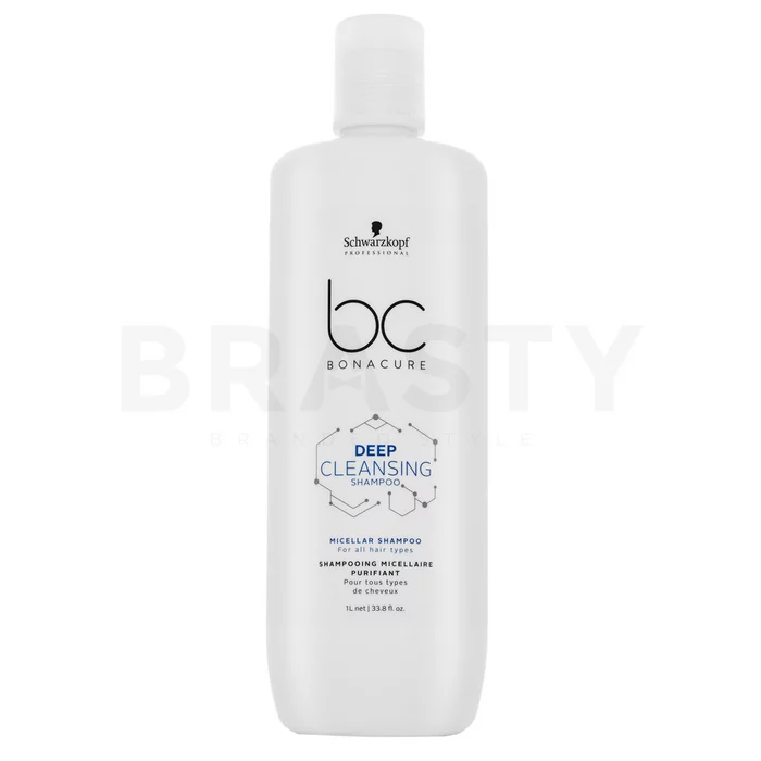 Schwarzkopf Professional BC Bonacure Scalp Genesis Deep Cleansing Micellar Shampoo hĺbkovo čistiaci šampón pre mastnú pokožku hlavy 1000 ml