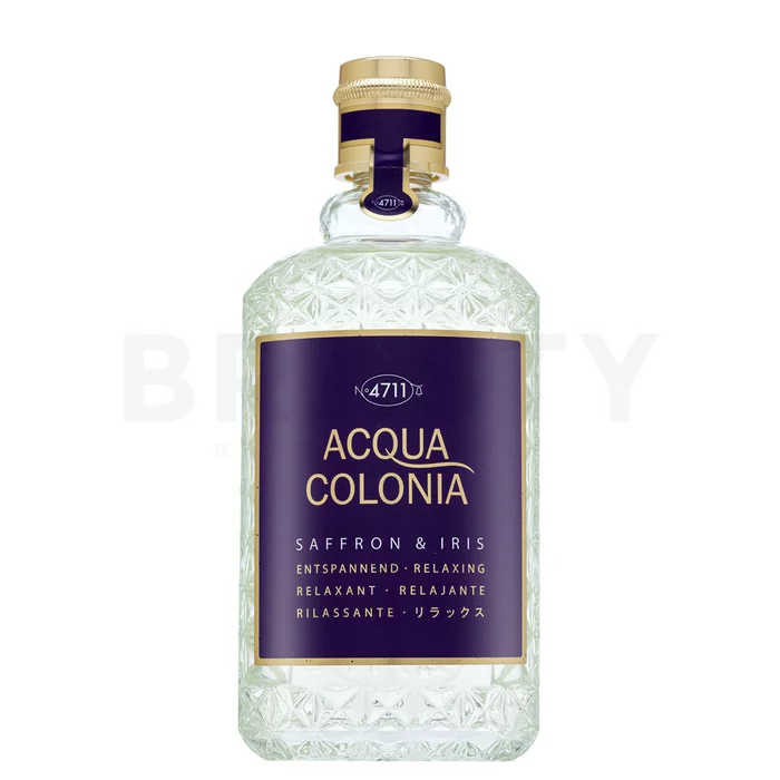 4711 Acqua Colonia Saffron & Iris kolínska voda unisex 170 ml
