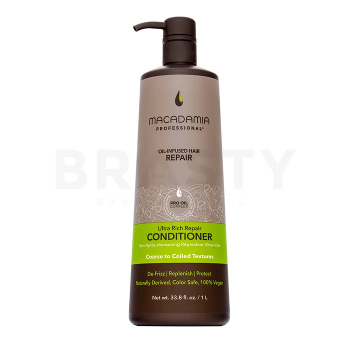Macadamia Professional Ultra Rich Repair Conditioner tápláló kondicionáló sérült hajra 1000 ml