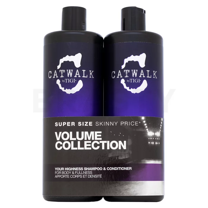 Tigi Catwalk Your Highness Elevating Conditioner + Elevating Shampoo shampoo voor volume voor fijn haar 750 ml + 750 ml