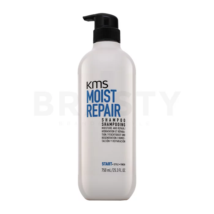 KMS Moist Repair Shampoo Pflegeshampoo zur Hydratisierung der Haare 750 ml