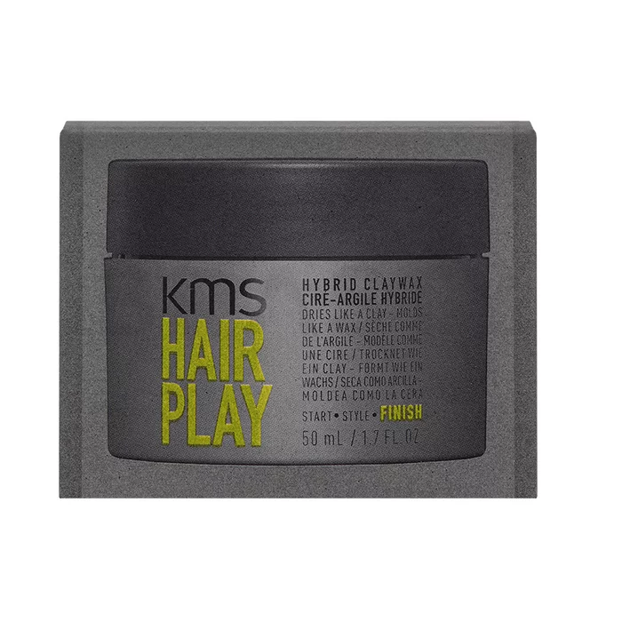 KMS Hair Play Hybrid Claywax Modelliermasse für Definition und Form 50 ml