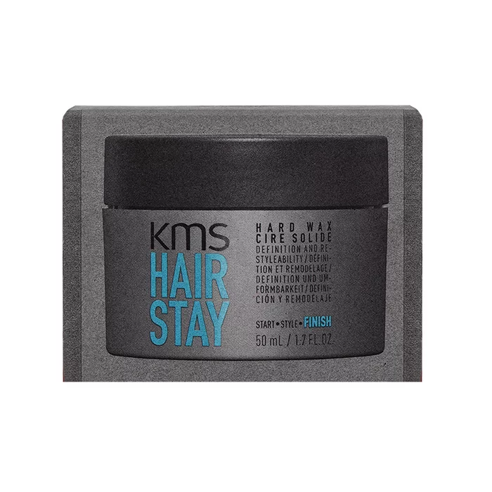 KMS Hair Stay Hard Wax Cera para dar forma al cabello Para un efecto mate 50 ml