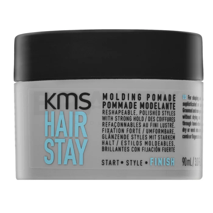 KMS Hair Stay Molding Pomade Pomada para el cabello Para un cabello suave y brillante 90 ml