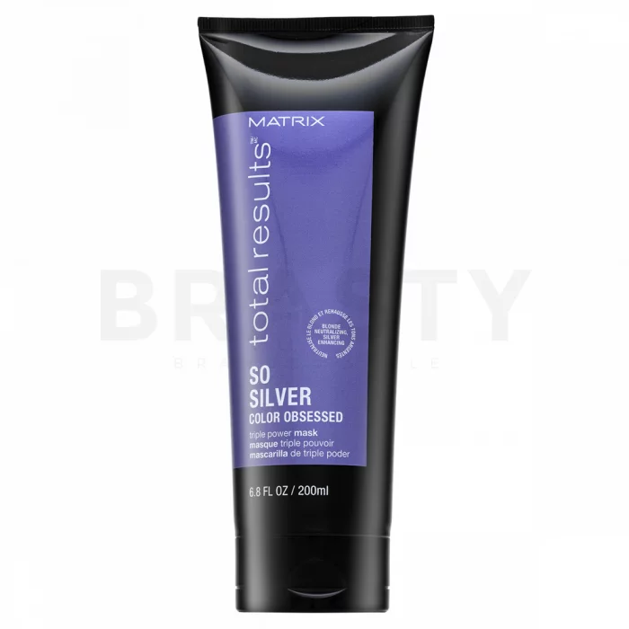 Matrix Total Results Color Obsessed So Silver Mask maska pre neutralizáciu žltých tónov 200 ml