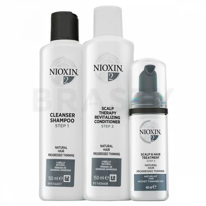 Nioxin System 2 Trial Kit készlet hajhullás ellen 150 ml + 150 ml + 40 ml