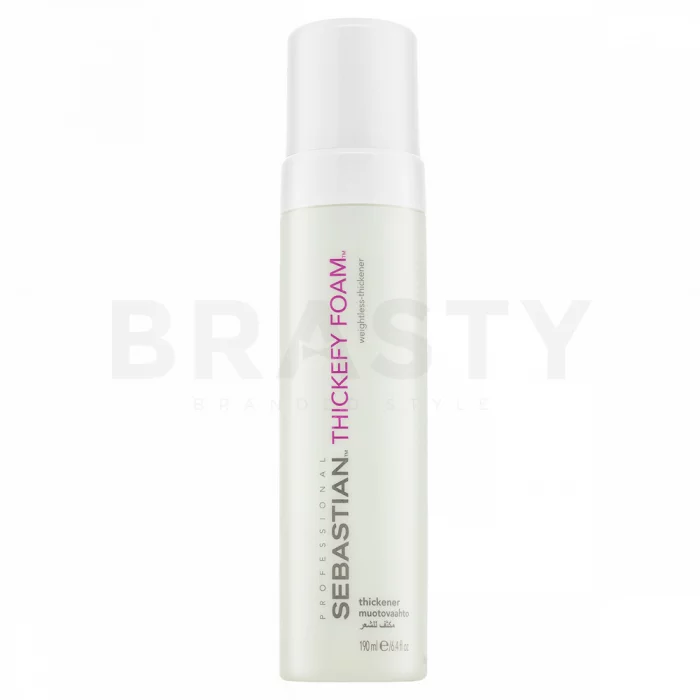 Sebastian Professional Thickefy Foam utrjevalec pene za volumen in krepitev las 190 ml