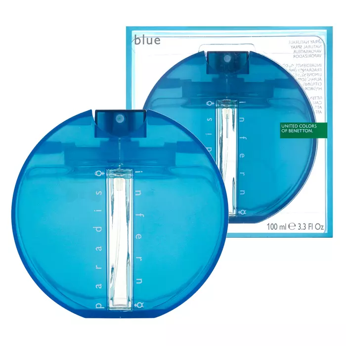 Benetton Inferno Paradiso Blue Man Eau de Toilette für Herren 100 ml