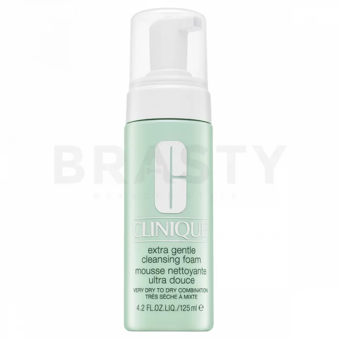 Clinique Extra Gentle Cleansing Foam spumă de curățare pentru piele normală, sensibilă sau combinată 125 ml
