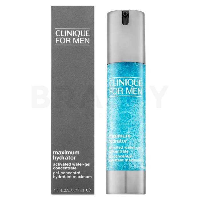 Clinique For Men Maximum Hydrator Activated Water-Gel Concentrate gél krém dehidratált arcbőrre 48 ml