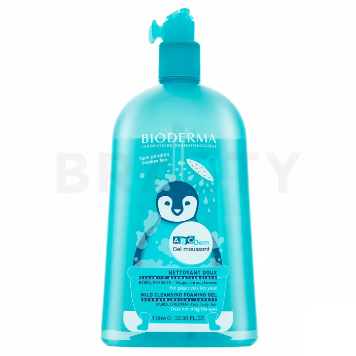 Bioderma ABCDerm čistilni gel Gel Moussant Mild Cleansing Foaming Gel 1000 ml