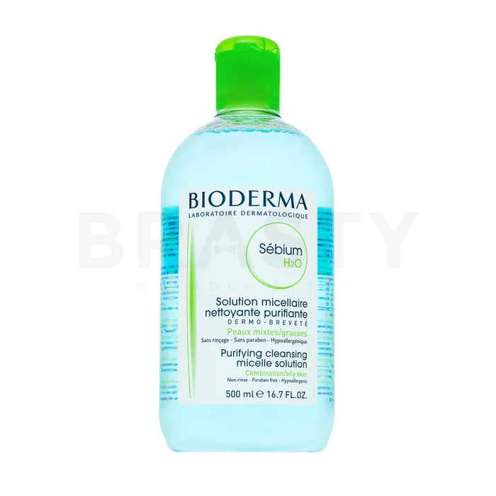 Bioderma Sébium H2O Purifying Cleansing Micelle Solution micellar solution for oily skin 500 ml