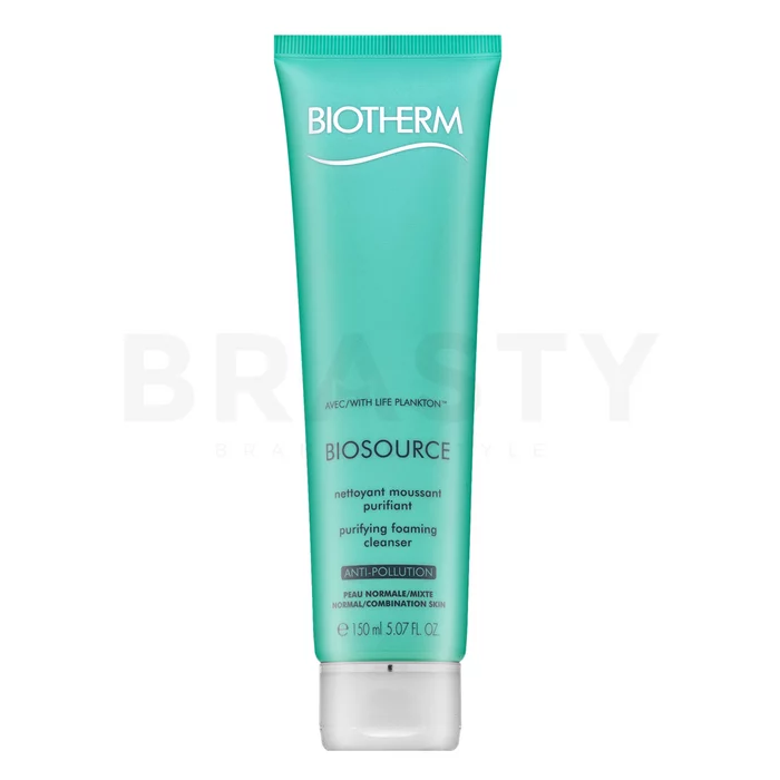 Biotherm Biosource Purifying Foaming Cleanser čistiaci gél pre normálnu/zmiešanú pleť 150 ml