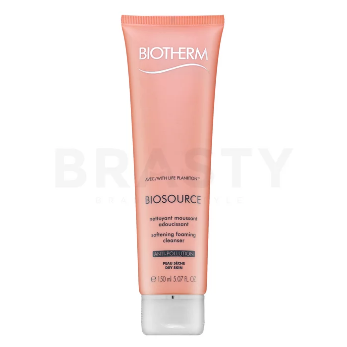 Biotherm Biosource Softening Foaming Cleanser vyživujúci čistiaci gél pre suchú pleť 150 ml