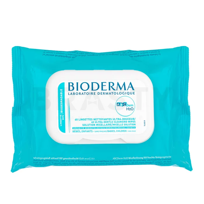 Bioderma ABCDerm micelarni robčki H2O Lingettes Biodégradables 60 pcs