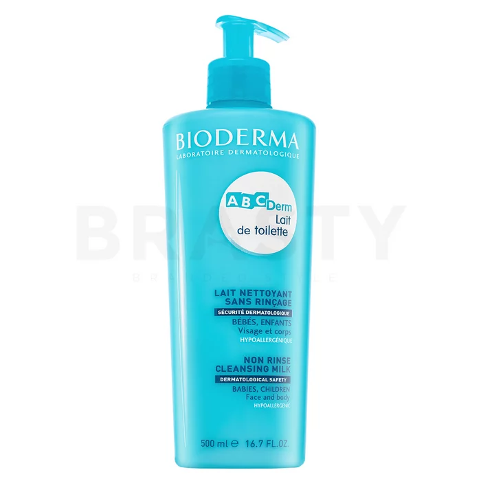 Bioderma ABCDerm Lait de Toilette Non Rinse Cleansing Milk čistiace mlieko pre deti 500 ml