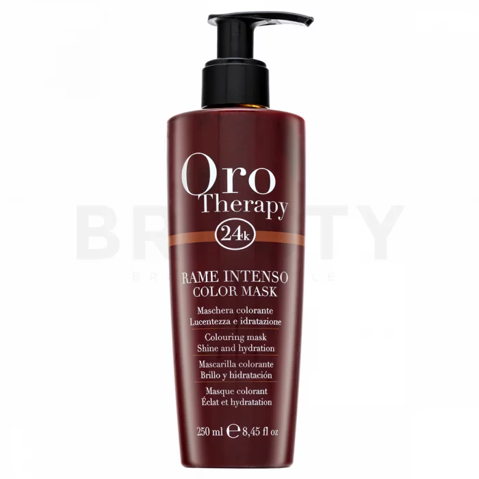Fanola Oro Therapy Colouring Mask Rame Intenso maschera nutriente per il recupero del colore 250 ml