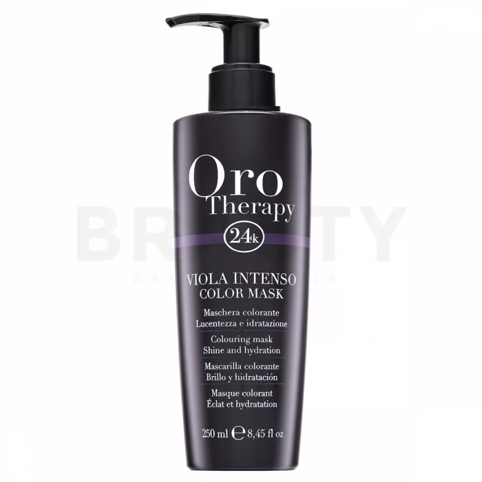 Fanola Oro Therapy Colouring Mask Viola Intenso maschera nutriente per il recupero del colore 250 ml