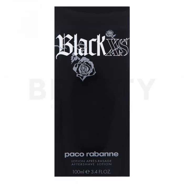 Paco Rabanne XS Black lozione dopobarba da uomo 100 ml
