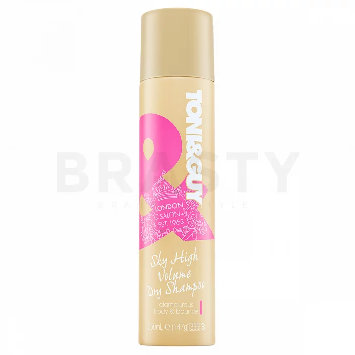 TONI&GUY Sky High Volume Dry Shampoo droogshampoo voor haarvolume 250 ml