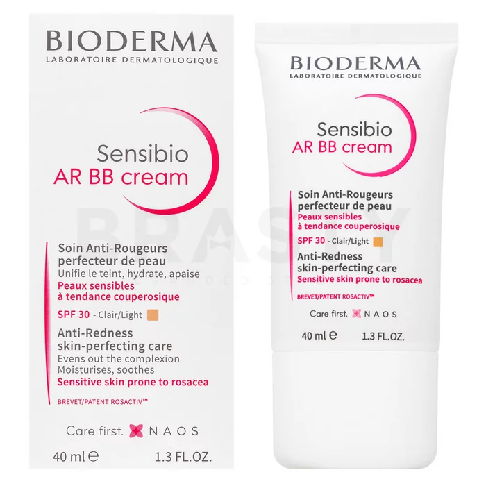 Bioderma Sensibio BB Creme AR BB Cream Anti-Redness Skin-Perfecting Care SPF 30 Light 40 ml