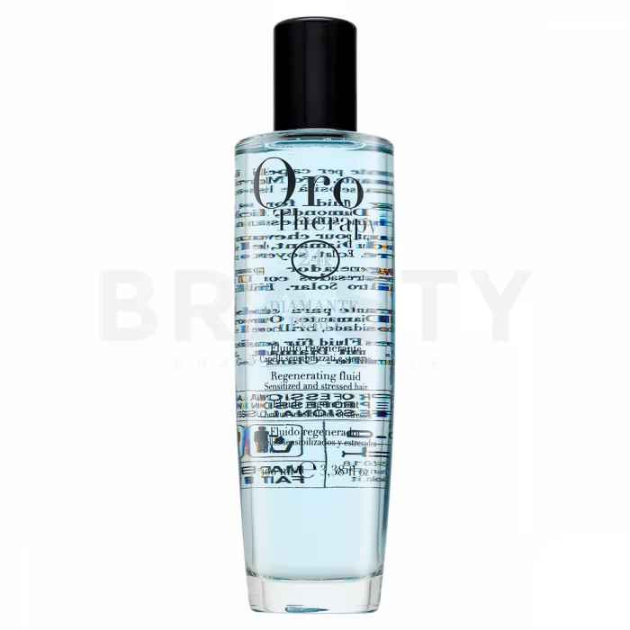 Fanola Oro Therapy Diamante Puro Regenerating Fluid siero per capelli sensibili 100 ml