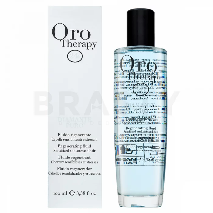 Fanola Oro Therapy Diamante Puro Regenerating Fluid siero per capelli sensibili 100 ml