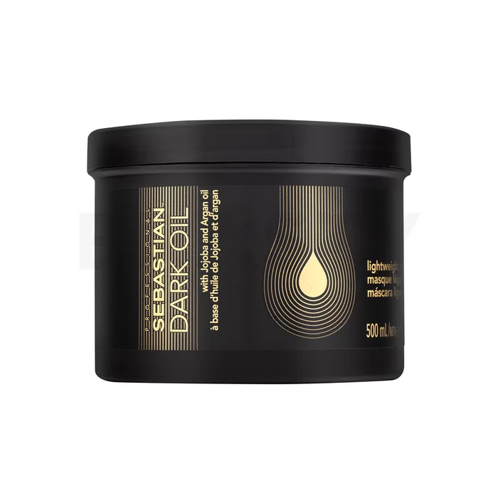 Sebastian Professional Dark Oil Lightweight Mask negovalna maska za glajenje in sijaj las 500 ml