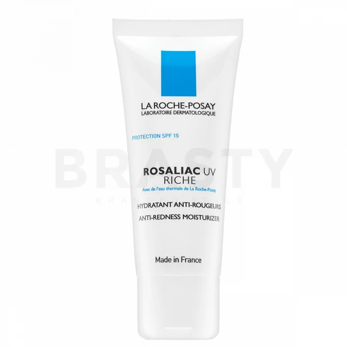 La Roche-Posay Rosaliac UV Riche Anti-Redness Moisturiser SPF 15 hidratáló és védő fluid bőrpír ellen 40 ml