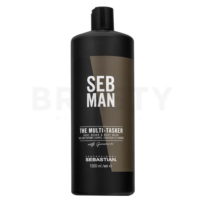 Sebastian Professional Man The Multi-Tasker 3-in-1 Shampoo Šampon za lase, brado in telo 1000 ml