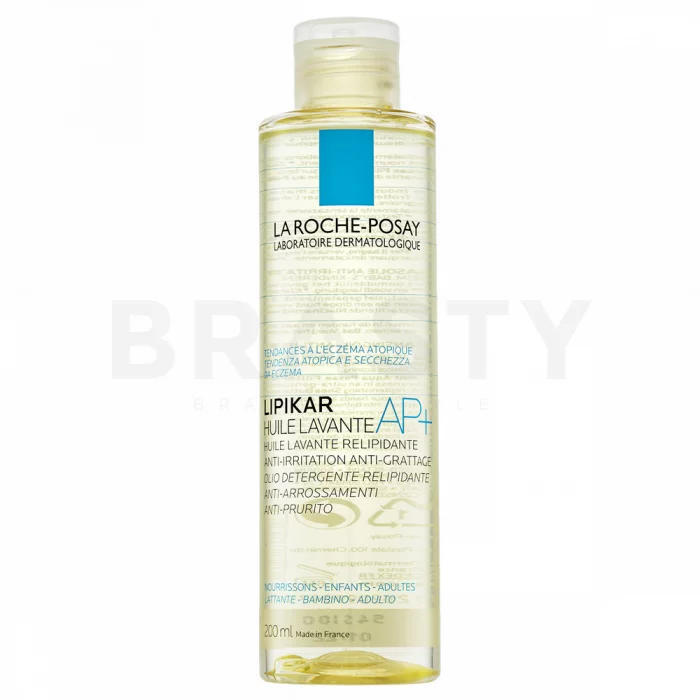 La Roche-Posay Lipikar Huile Lavante AP+ Lipid-Replenishing Cleansing Oil reinigende schuimende olie tegen huidirritatie 200 ml
