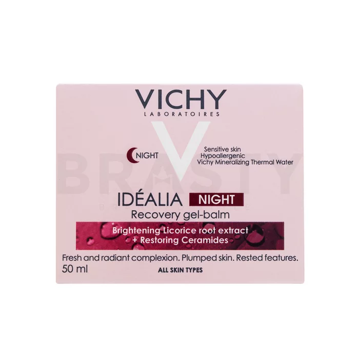 Vichy Idéalia Night Recovery Gel-Balm Éjszakai gélmaszk az arcbőr megújulásához 50 ml