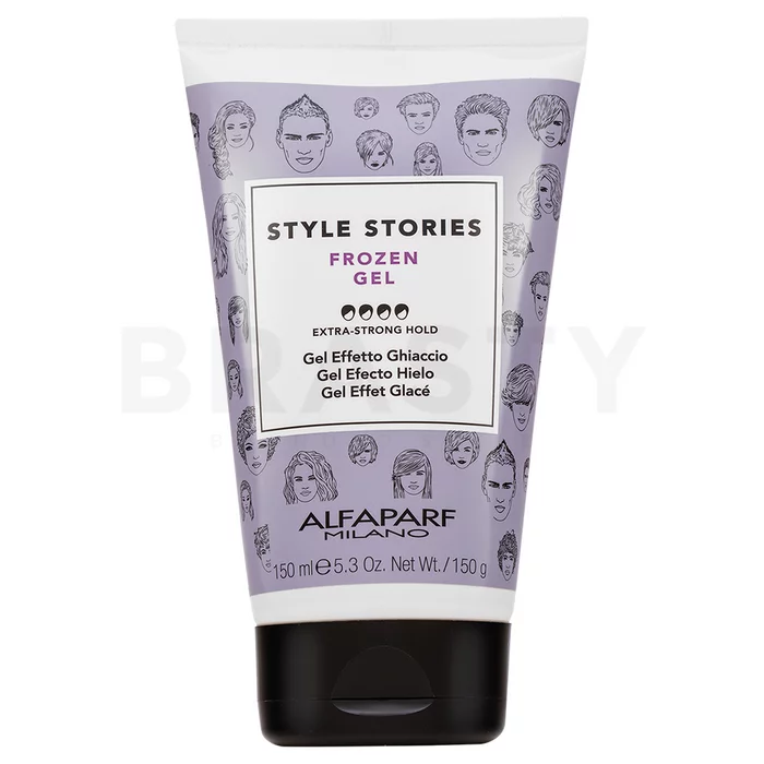 Alfaparf Milano Style Stories Frozen Gel gel na vlasy pro silnou fixaci 150 ml