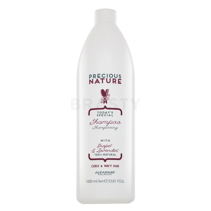 Alfaparf Milano Precious Nature Today's Special Shampoo Grape & Lavender odżywczy szampon do włosów falowanych i kręconych 1000 ml